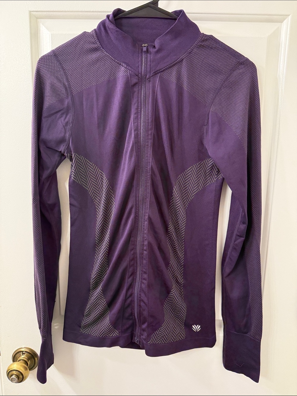 Forever 21 Purple Full-Zip Athletic Jacket